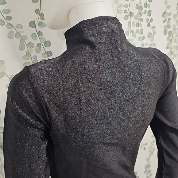 GOOD American High Shine Compression Ruched Mini Dress Sz 2 or M - Picture 10 of 13